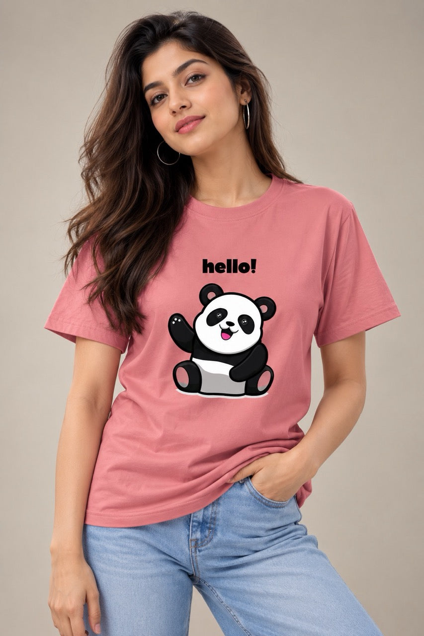 Hello Panda Unisex T-Shirt