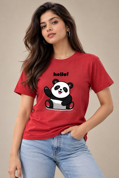 Hello Panda Unisex T-Shirt
