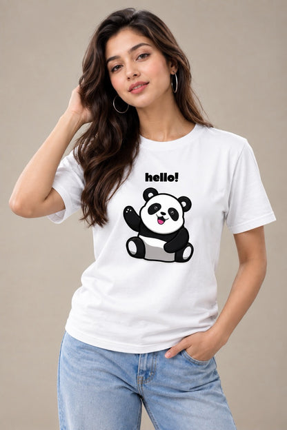 Hello Panda Unisex T-Shirt