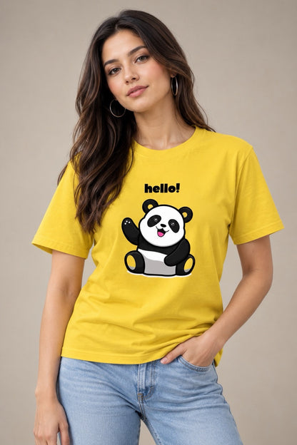 Hello Panda Unisex T-Shirt