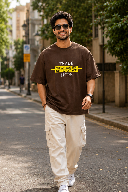 Trade what you see hope Oversize Trading T-Shirt