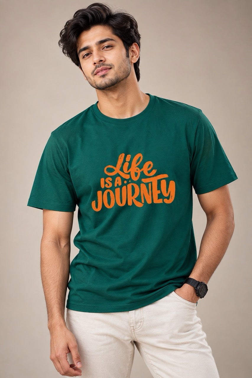 Life is journey Printed Unisex T-Shirt
