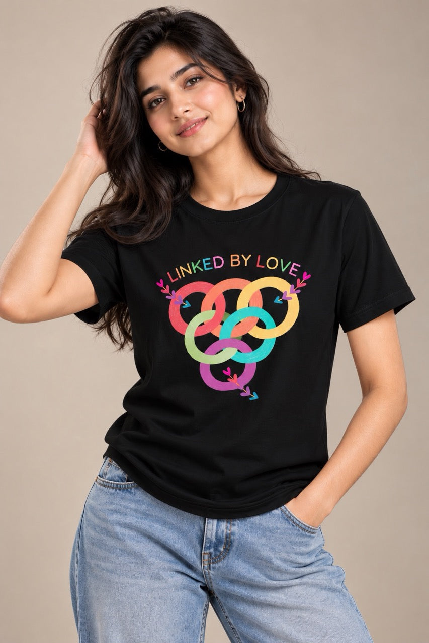 Linked by Love Unisex T-Shirt