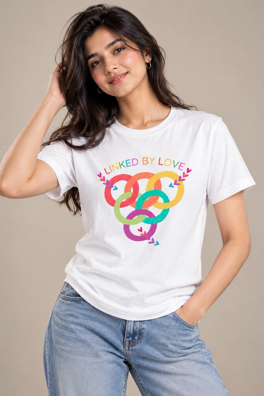 Linked by Love Unisex T-Shirt