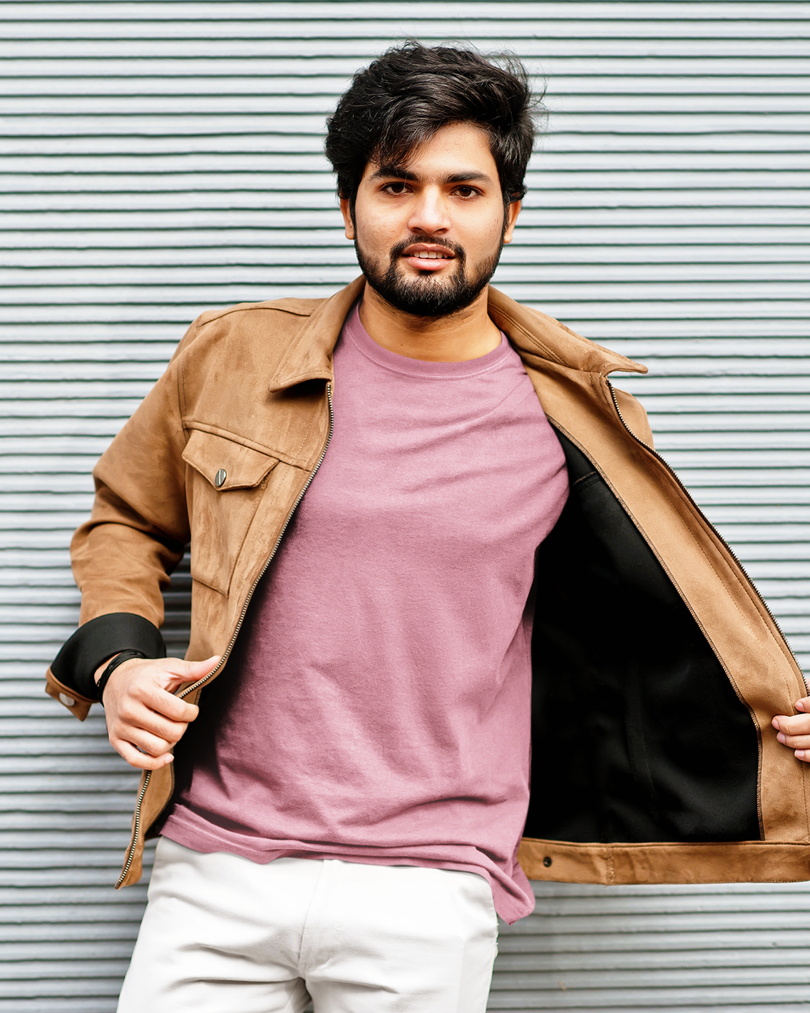 Pink Premium Plain T-Shirt