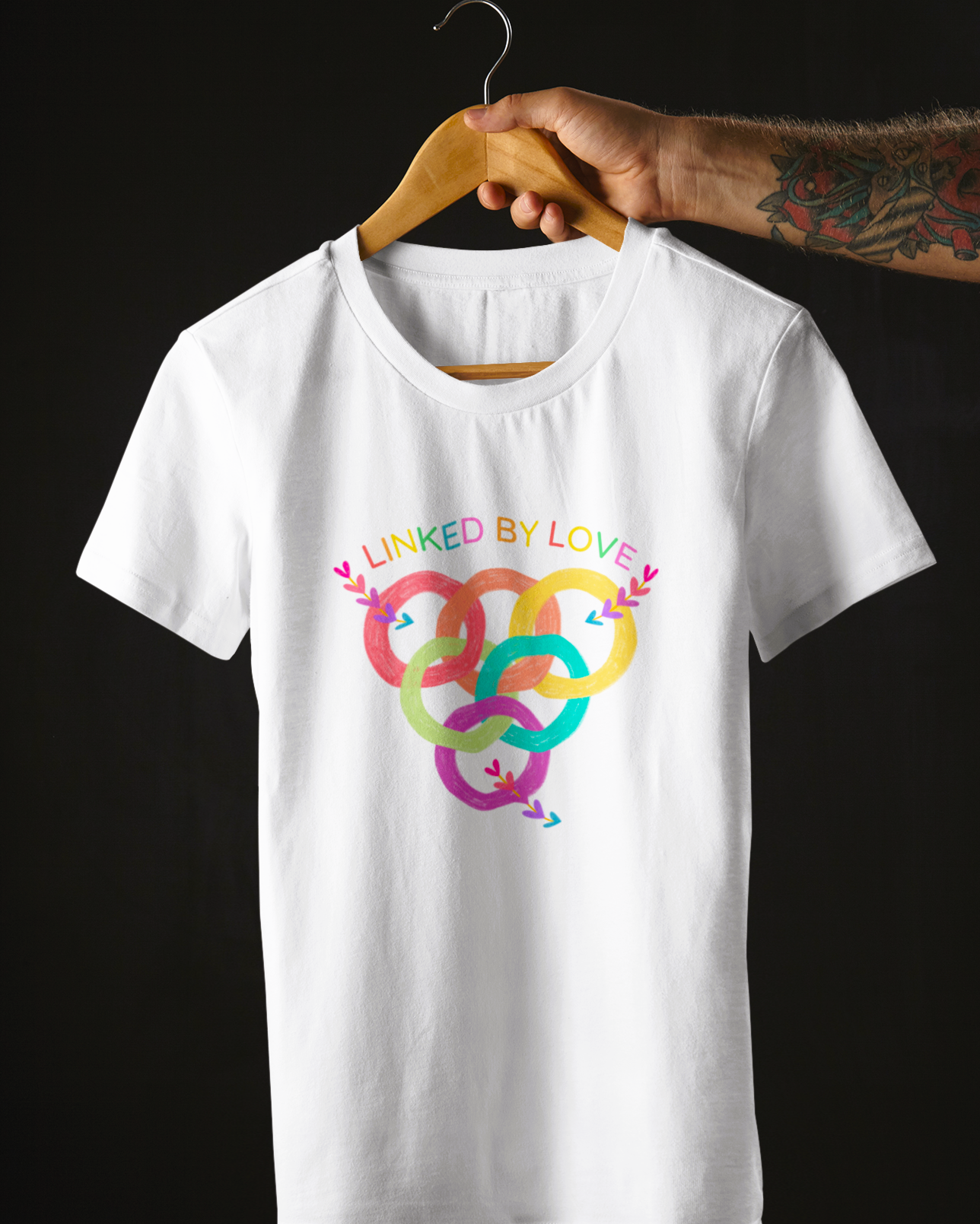 Linked by Love Unisex T-Shirt