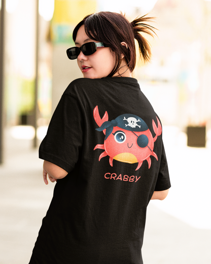 Crabby Printed Oversize T-Shirt