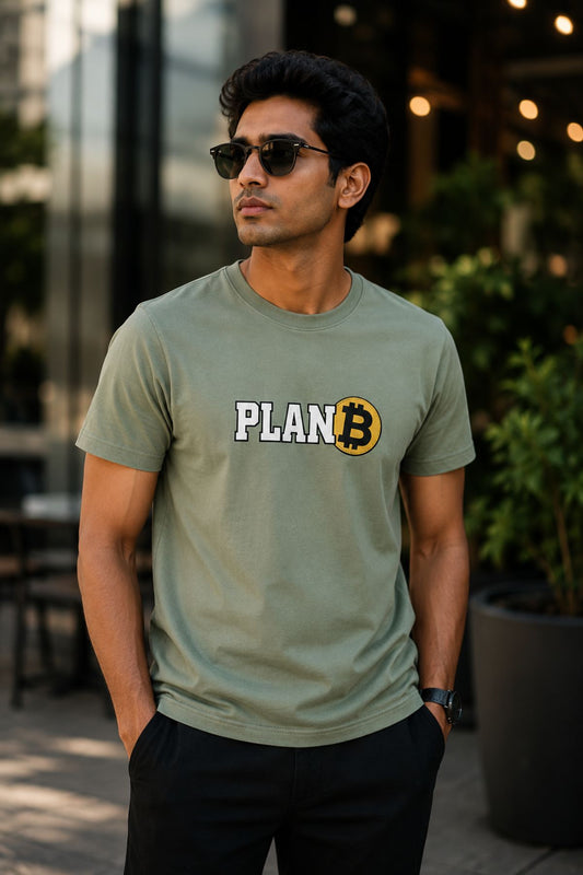 Plan Bitcoin Printed Unisex Crypto T-Shirt