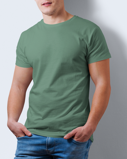 Sage Green Premium Plain T-Shirt