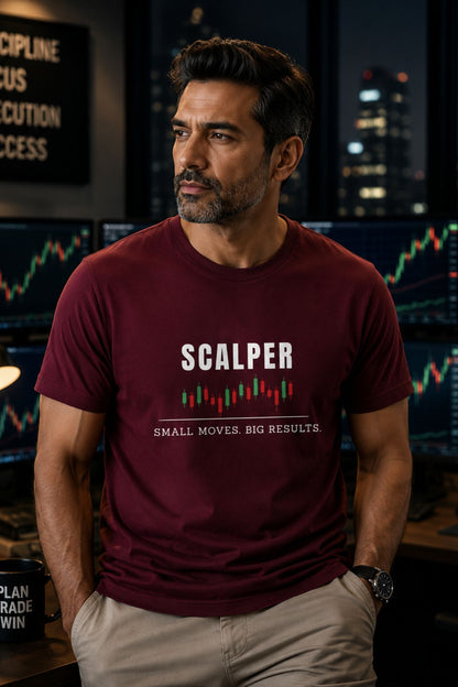 Scalper Trader Type Printed Unisex Trading T-Shirt