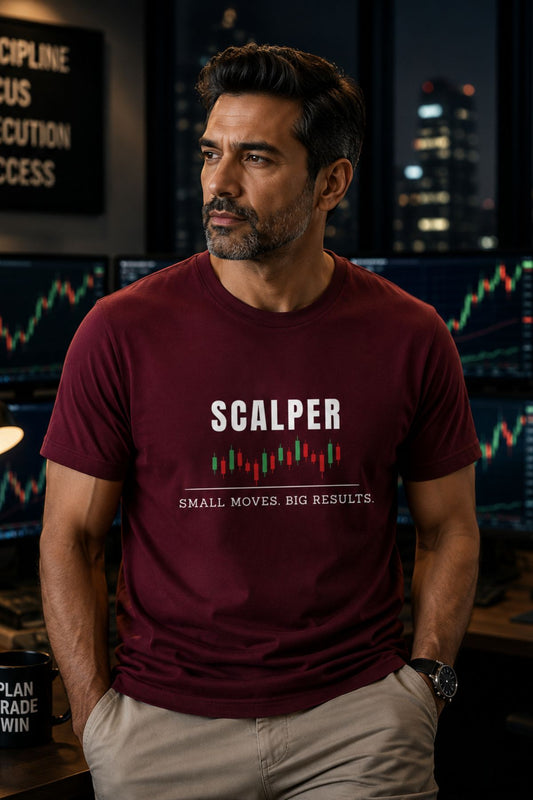Scalper Trader Type Printed Unisex Trading T-Shirt
