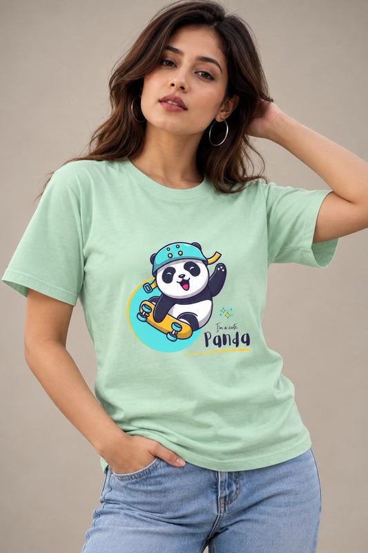 Skating Panda Unisex T-Shirt