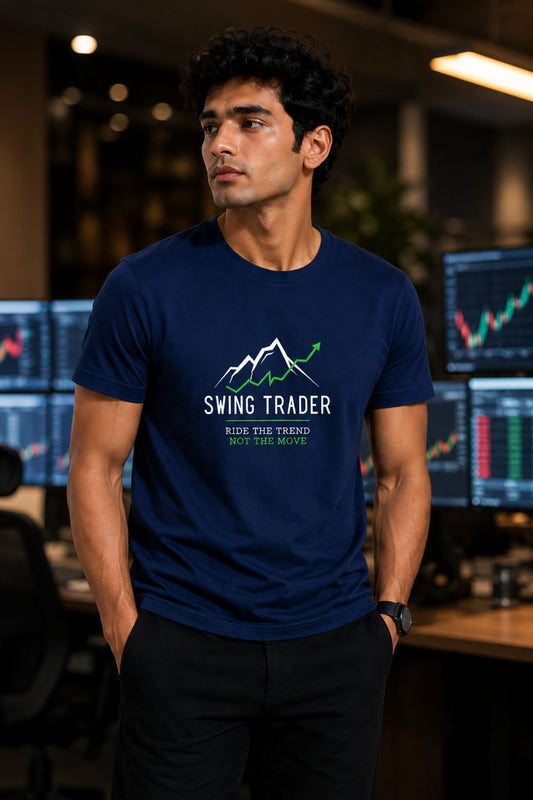 Swing Trader Printed Unisex Trading T-Shirt