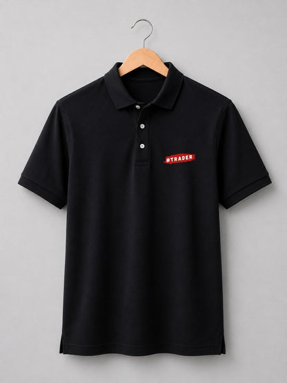 Hashtag Trader Black Polo Trading T-Shirt