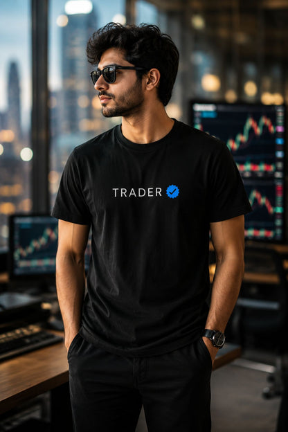 Verified Trader Unisex Printed Trading T-Shirt