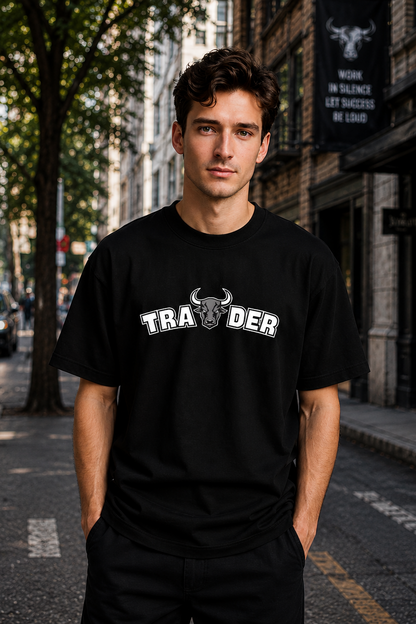 Trading Bull Printed Oversize Trading T-Shirt