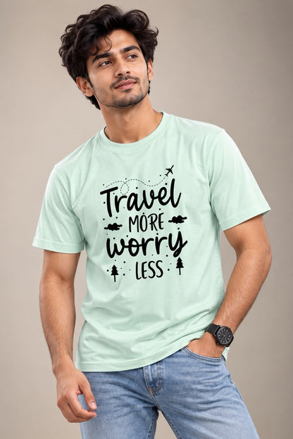 Travel more Worry less Vacation Travel Unisex T-Shirt