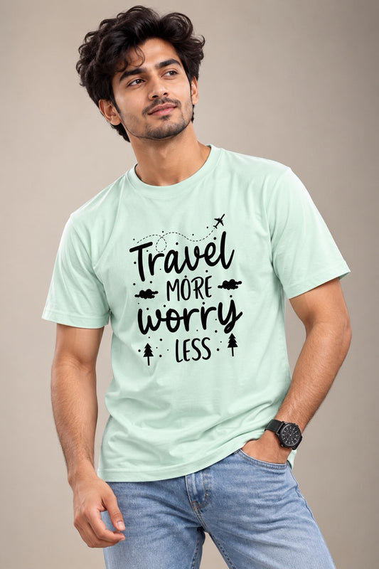 Travel more Worry less Vacation Travel Unisex T-Shirt