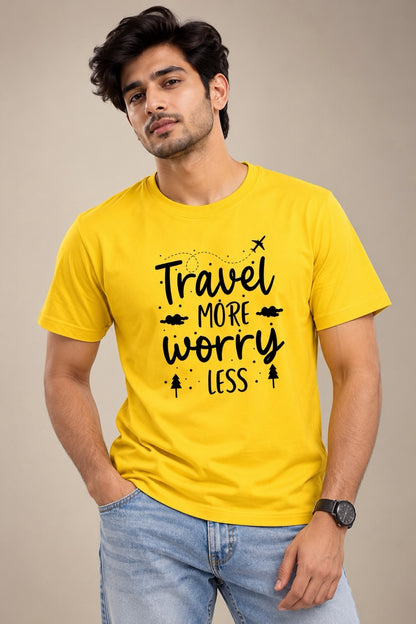 Travel more Worry less Vacation Travel Unisex T-Shirt