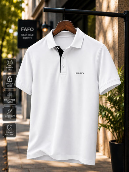 Premium Cotton Blend Polo T-Shirt for Men